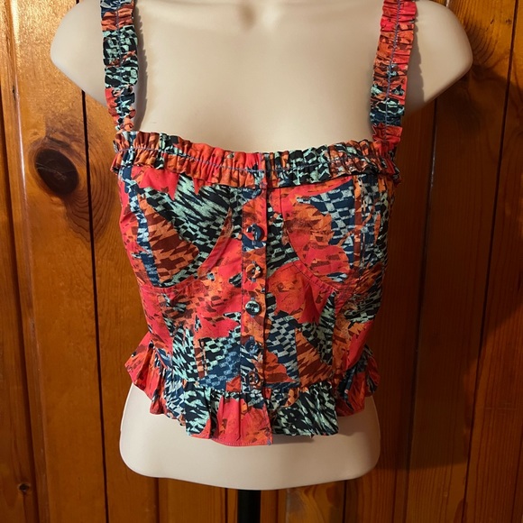 NWT Ulla Johnson Alexandra Top, Flamingo, size 8 - Picture 3 of 7